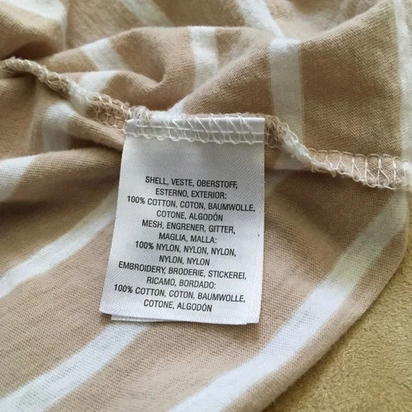 Anthropologie Postmark Nautique Striped Lace Tank - Picture 5 of 6